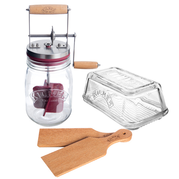Butter Churning Glass Set Butter Churning Glass Set