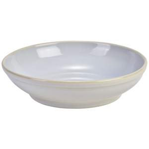 Terra Stoneware Rustic White Coupe Bowls 9inch / 23cm