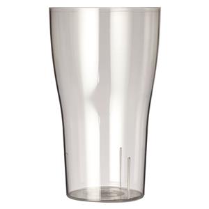 Clarity Polycarbonate Tulip Pint Glass CE Pint to Brim 20oz / 568ml