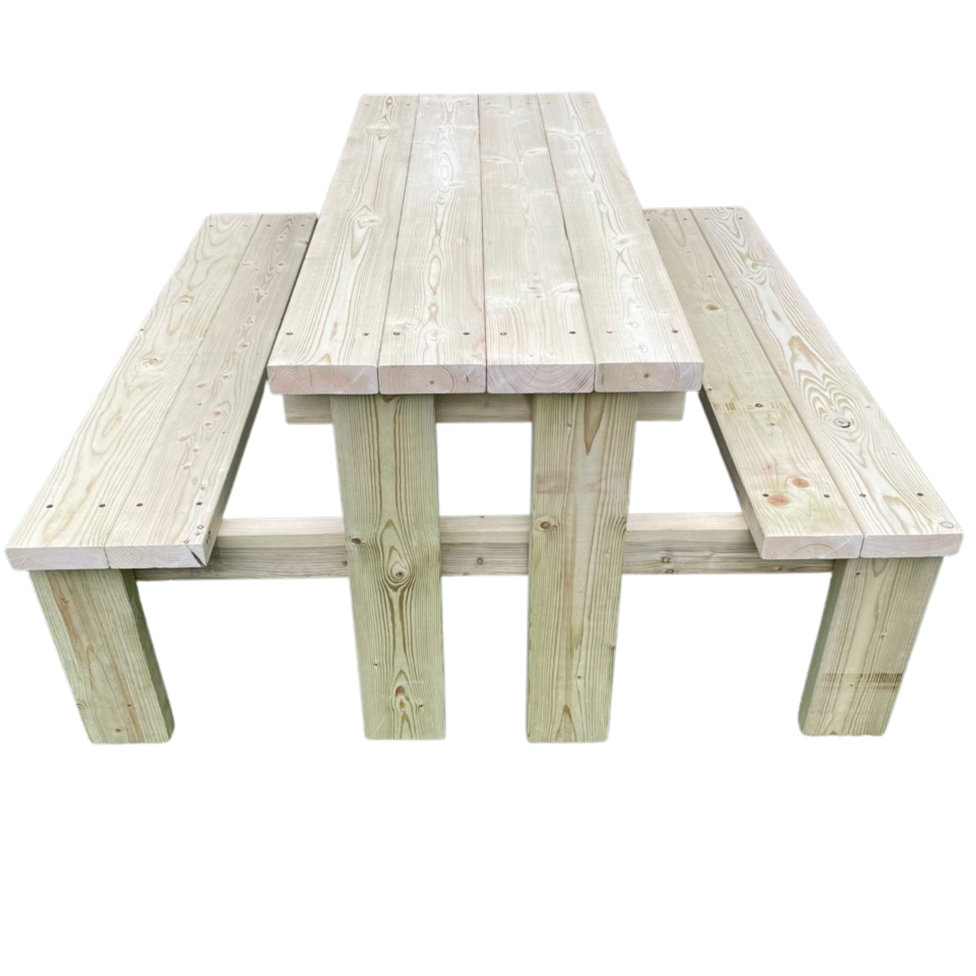 4 Seater Chunky Pub Style Picnic Bench