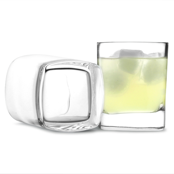 Strauss Square Base Old Fashioned Tumblers 8oz 230ml