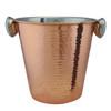 Hammered Effect Copper Plated Champagne Bucket