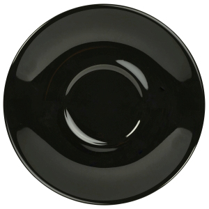 Genware Saucer Black 4.5inch / 12cm