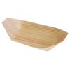 Large Disposable Wood Boats 16.5 x 9cm