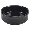 Genware Round Dish Black 4inch / 10cm