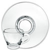 Borgonovo Taza Ischia Espresso Glass and Saucer 2.8oz / 80ml