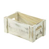 Wooden Crate White Wash Finish 27 x 16 x 12cm