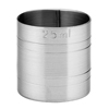 Stainless Steel Thimble Bar Measure CE 25ml