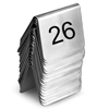 Stainless Steel Table Numbers Set 26-50